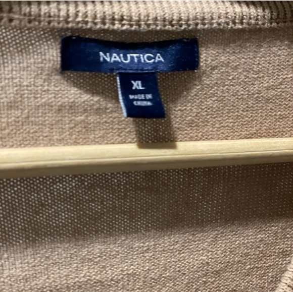 NEW! Nautica top women pink striped  v neck 100% cotton Sz XL - Picture 6 of 9